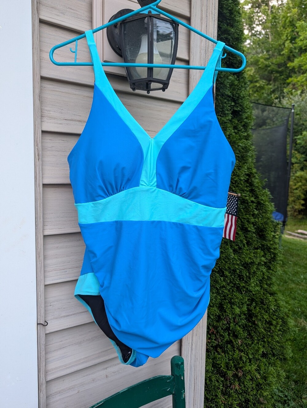 NWT Kate Kasin One Piece Swimsuit Blues Size 2X